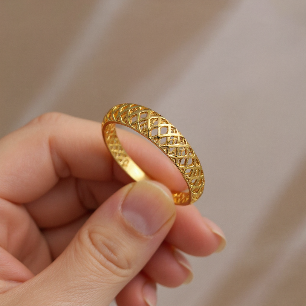 anel dourado